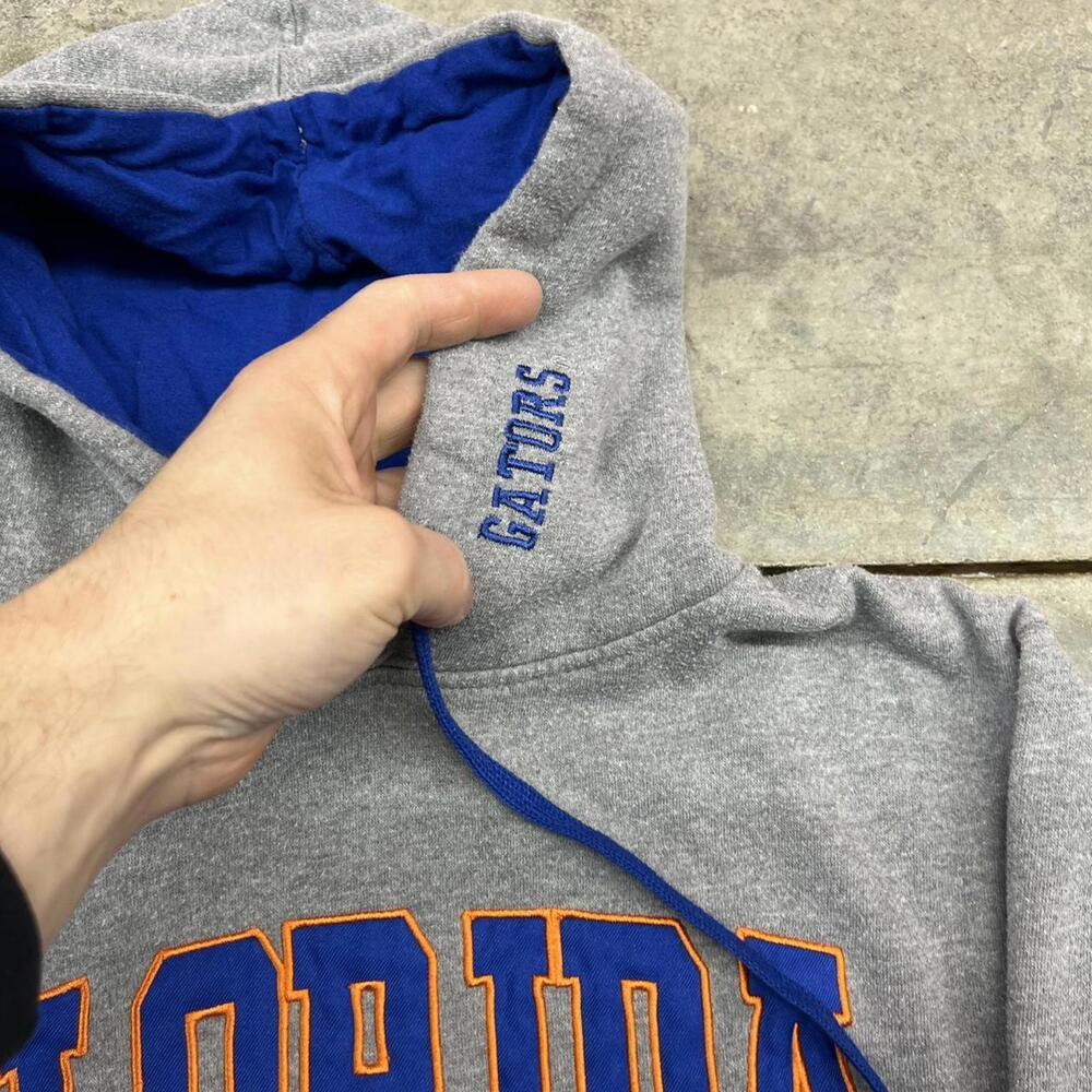 vintage university of florida gators collegiate grey hoodie size small - Picture 3 of 4